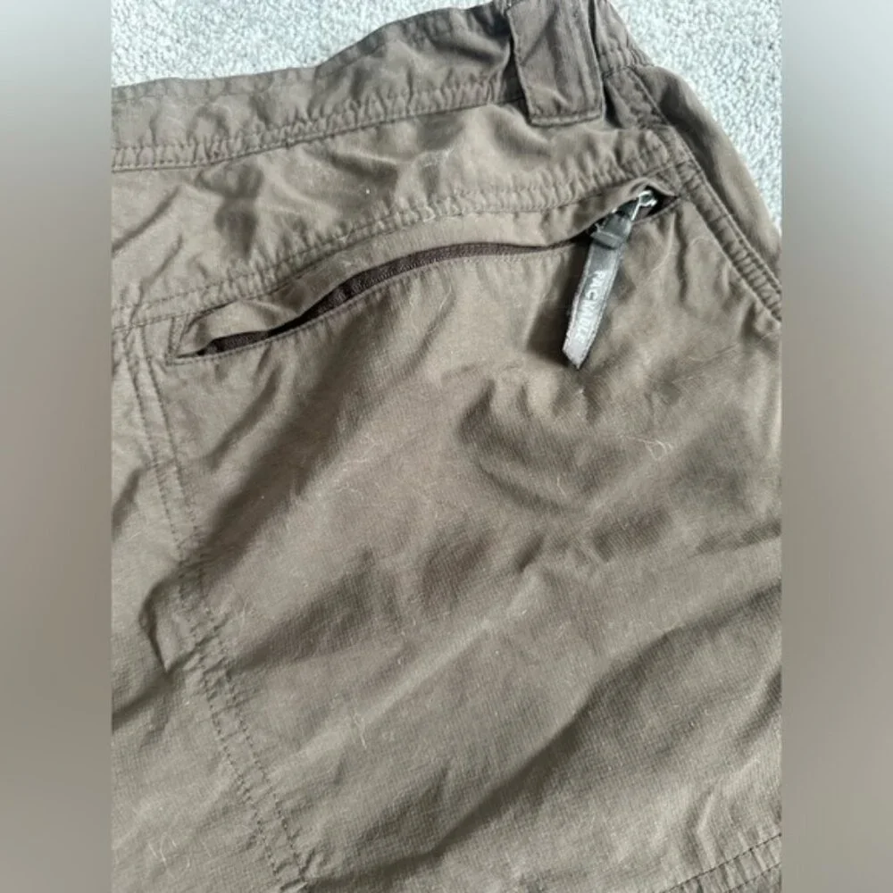 Columbia Mens Titanium Omni Dry Brown Tan Shorts Size XXL Titanium Omni Dry